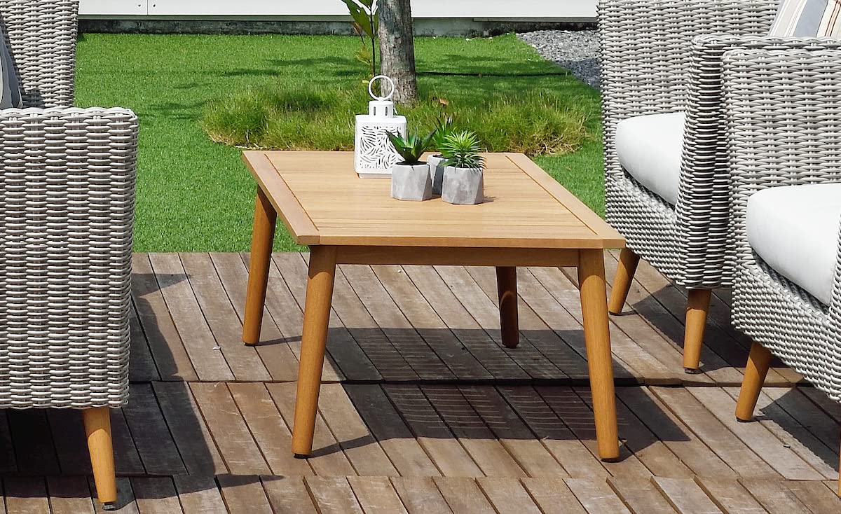 Midtown Concept Conway Side Table - Solid Eucalyptus Wood End Table for Living Room, Bedroom & Office | Modern Nightstand with Storage Shelf | Perfect for Small Spaces, Apartments & Home Decor