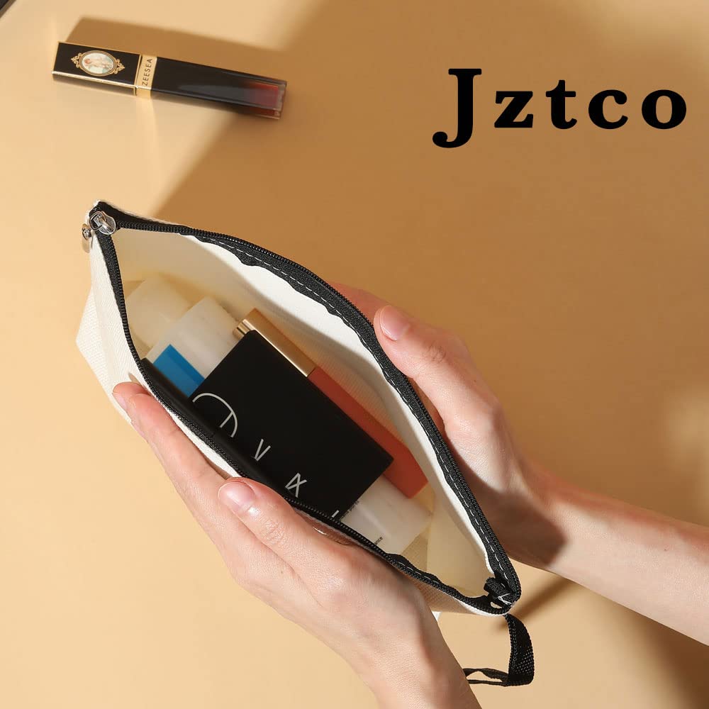 Jztco Travel Makeup Bag for Women - Perfect Girls Trip Gifts, Best Friend BFF Birthday & Christmas Present - Road Trip Essentials & Graduation Gift for Her - Ideal for Vacations, Beach Getaways & Weekend Adventures