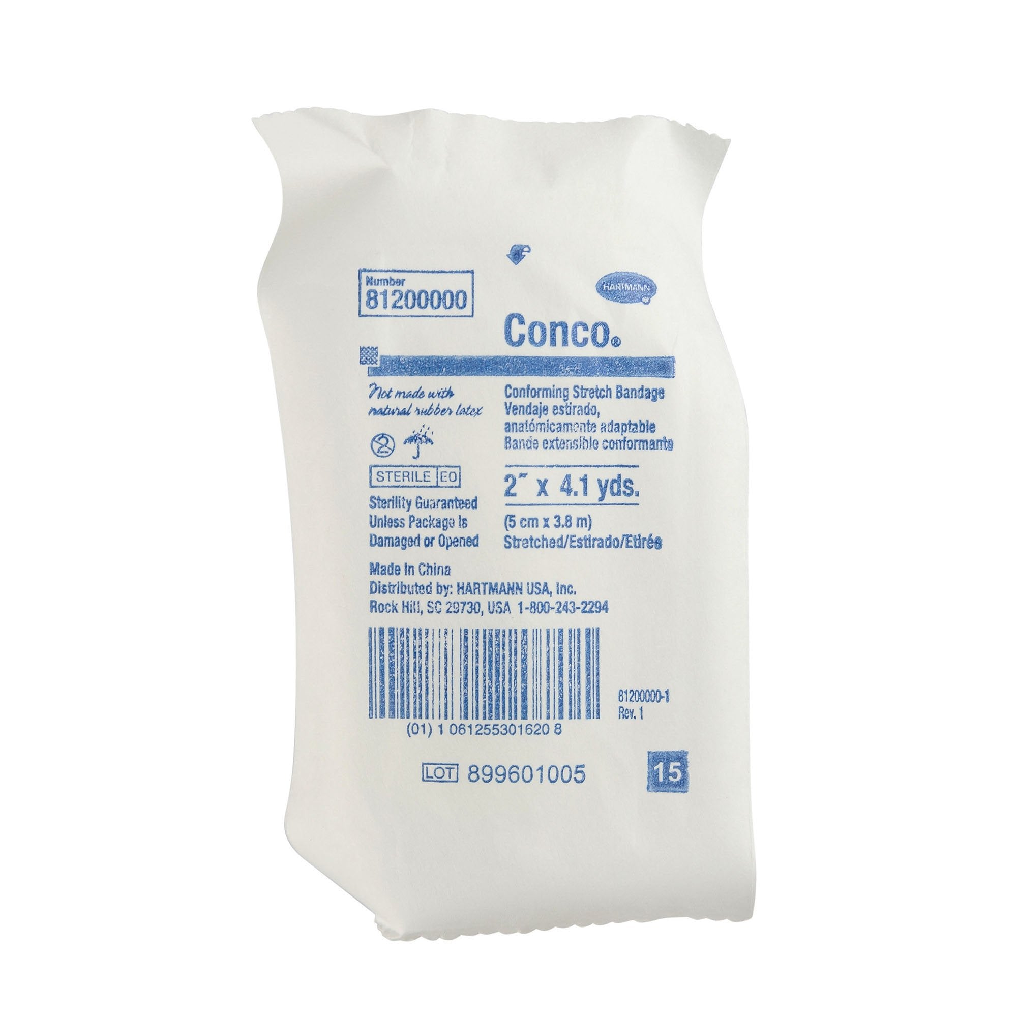 Conforming Stretch Bandage 4 Yards x 2 - Sterile Self-Adhesive Wrap for Wound Care, First Aid, Sports Injuries & Medical Use