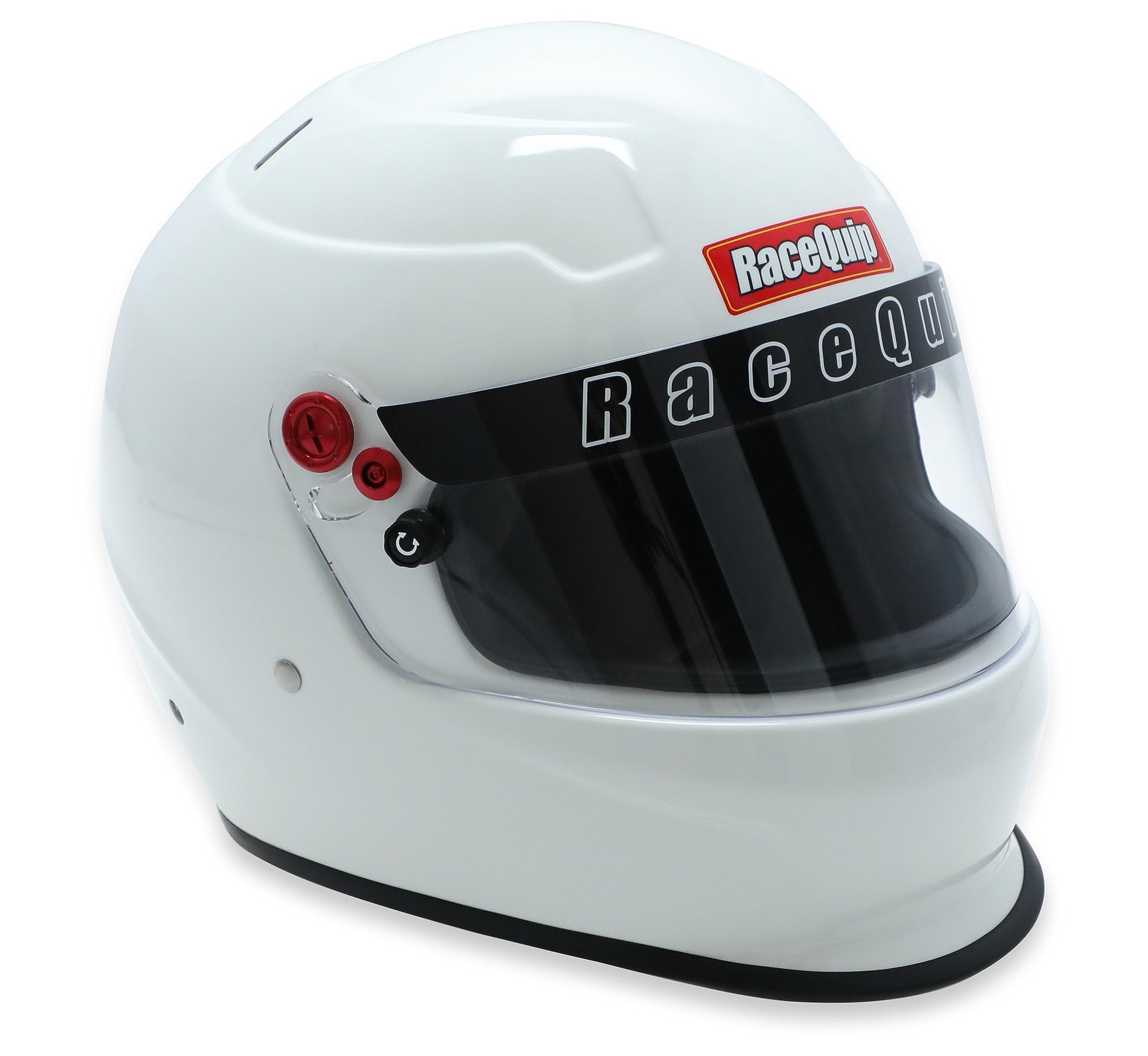 RaceQuip PRO20 Series Full Face Helmet - Snell SA2020 Certified, Gloss White, X-Small (276111) - Perfect for Auto Racing, Track Days & High-Speed Driving