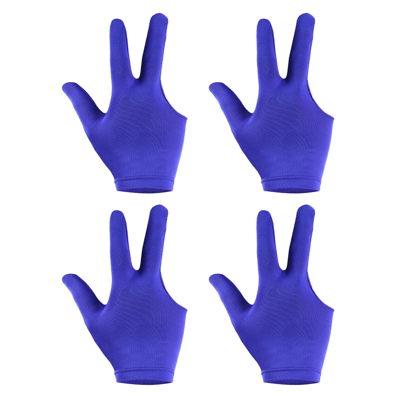 Patikil 3 Fingers Billiard Gloves - Left & Right Hand Cue Gloves for Pool, Snooker, Carom & Cue Sports | Perfect for Shooters & Professional Players