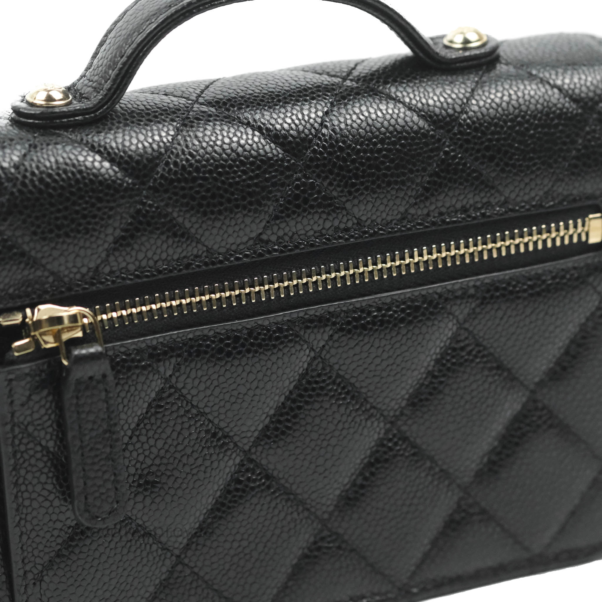 Chanel Business Affinity Clutch with Chain - Black Caviar Leather & Gold Hardware - Perfect for Work, Evening Events & Luxury Gift Giving