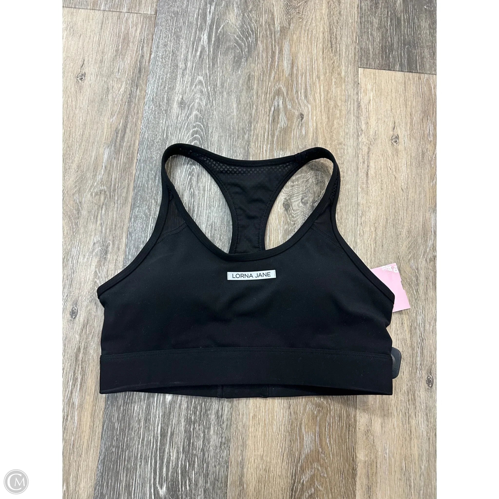 Lorna Jane Black Athletic Bra for Women - Medium Size - Perfect for Yoga, Running & Gym Workouts