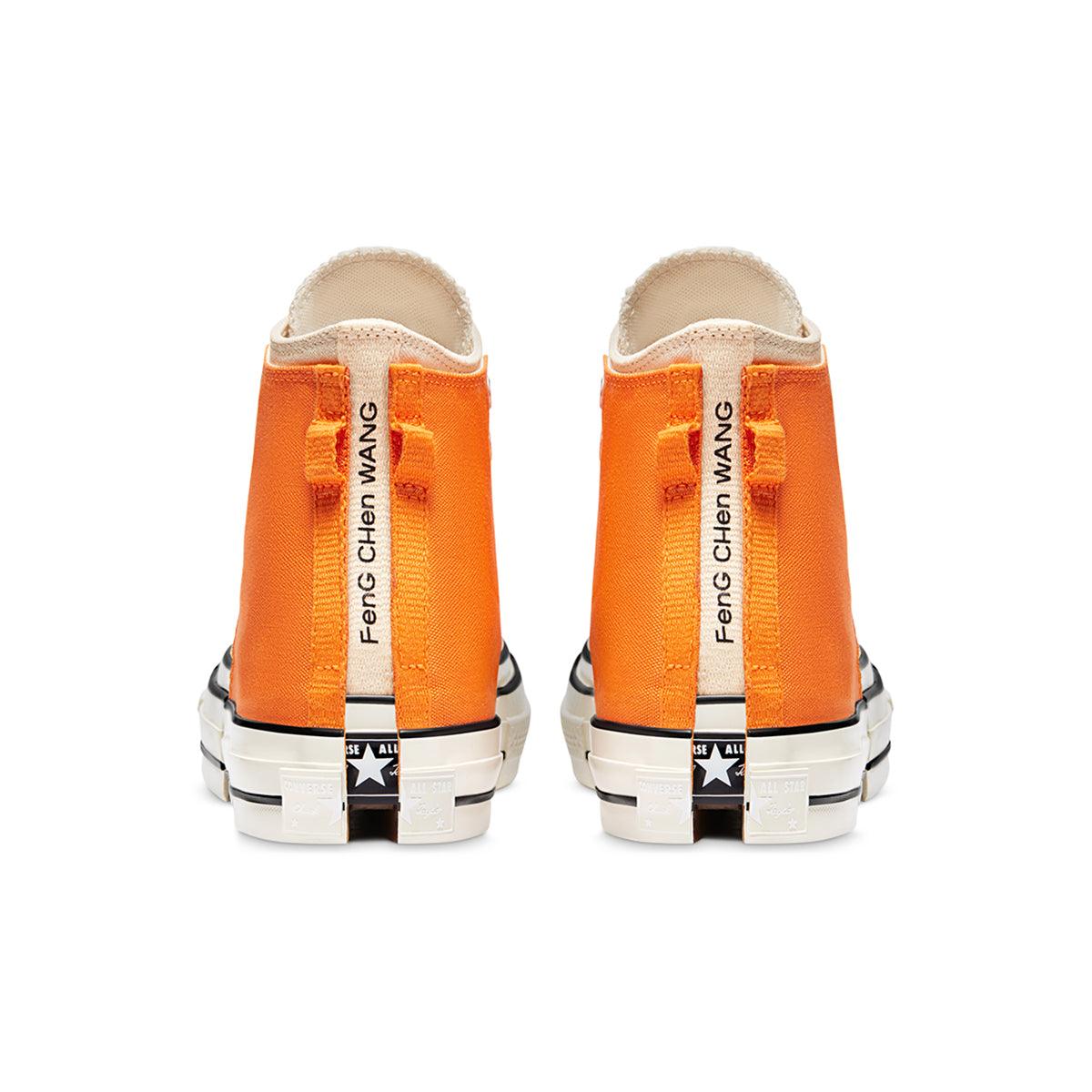 Feng Chen Wang Chuck 70 Hi 'Persimmon Orange' Unisex Sneakers - 2-in-1 Convertible Design for Streetwear & Casual Fashion - Perfect for Urban Outfits and Sneaker Collectors