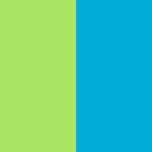 Lime Green/Sky Blue