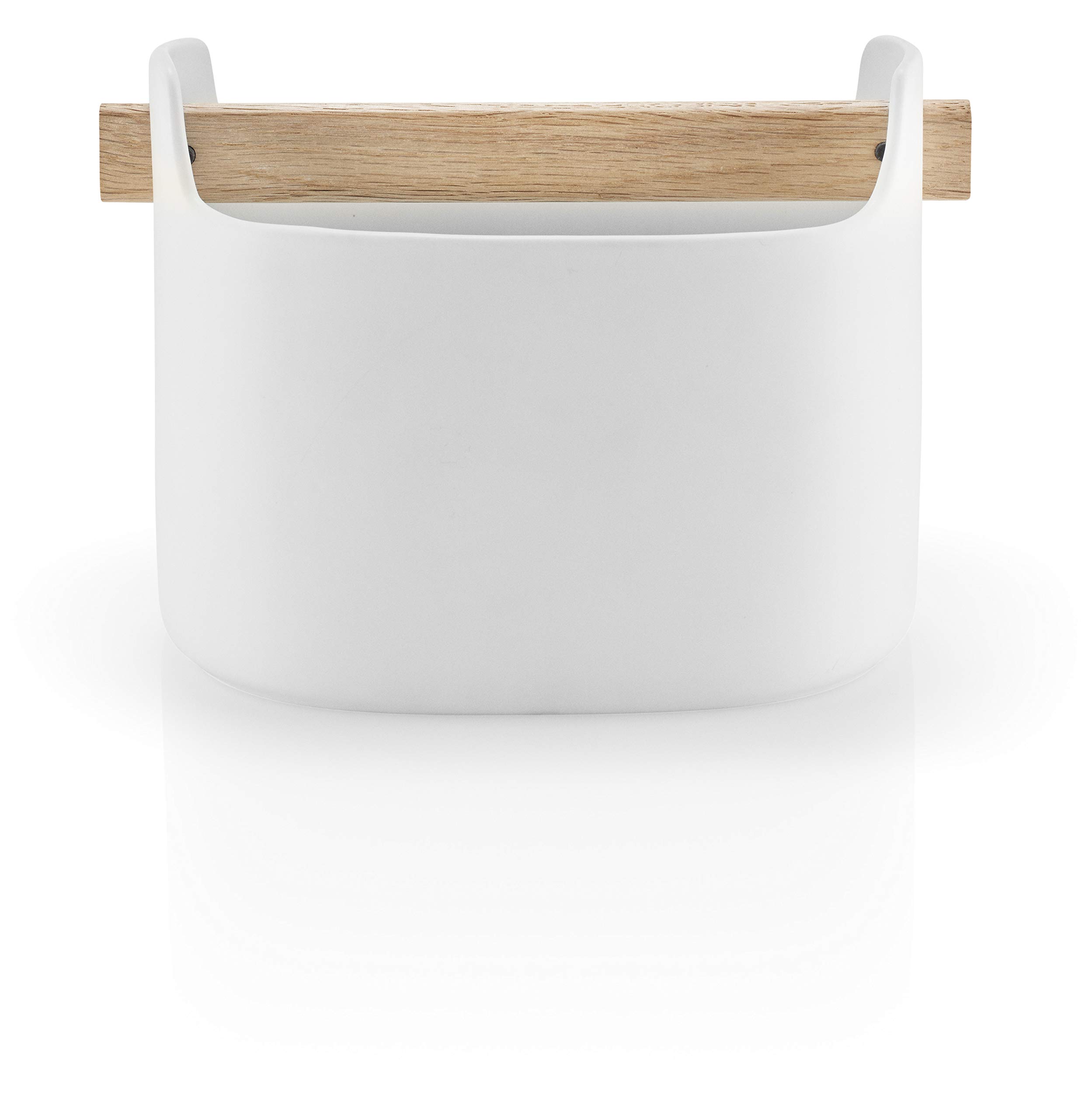Eva Solo Toolbox Low - 6 Inch White Kitchen Storage Container & Organizer for Utensils, Spices, and Cooking Tools | Compact & Practical Home Organization Solution