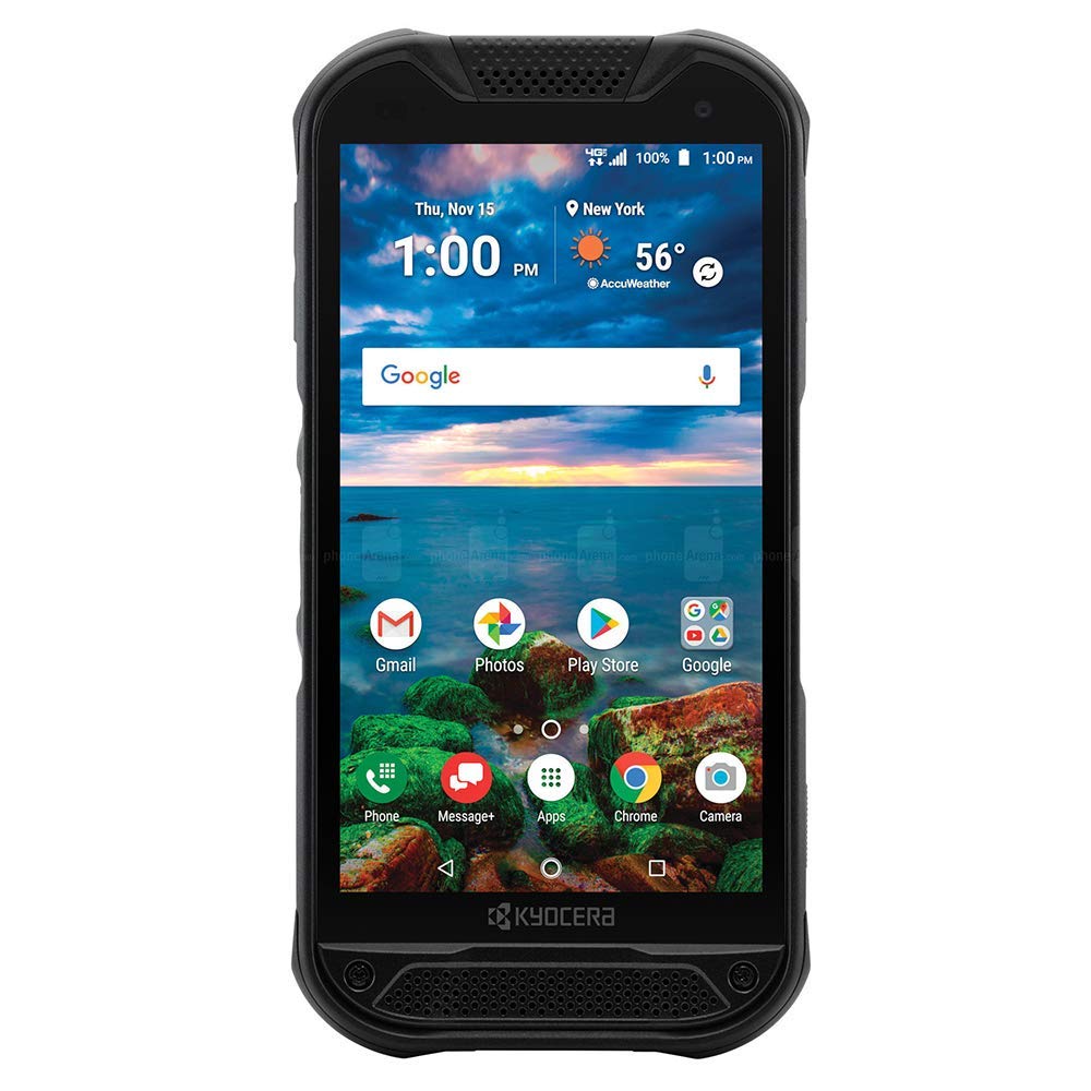 Kyocera DuraForce Pro 2 Unlocked Rugged Smartphone - 4G LTE Android Phone with Dragontrail PRO Display | IP68 Waterproof & Military Grade Certified | Perfect for Outdoor Work, Construction & Extreme Sports (Renewed, Black)