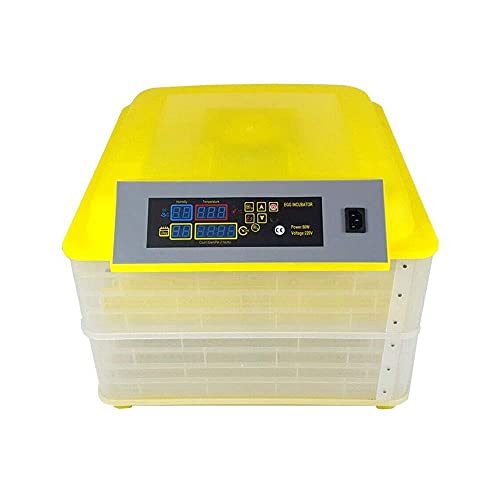 Digital Egg Incubator with LCD Display - 56/96 Grids Automatic Temperature & Humidity Control for Hatching Chicken, Duck, Goose & Quail Eggs - Perfect for Home Poultry Farming & Classroom Science Projects