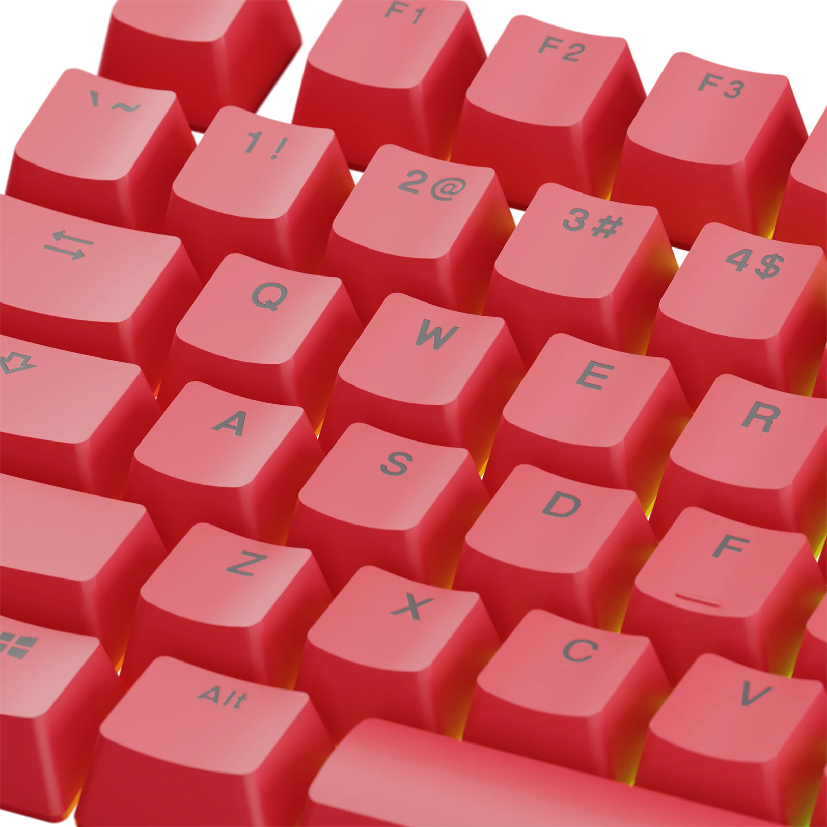 Revive Red Keycaps for Mechanical Keyboards - Durable ABS Keycaps for Gaming & Typing - Perfect for PC, Mac & Laptop Keyboards