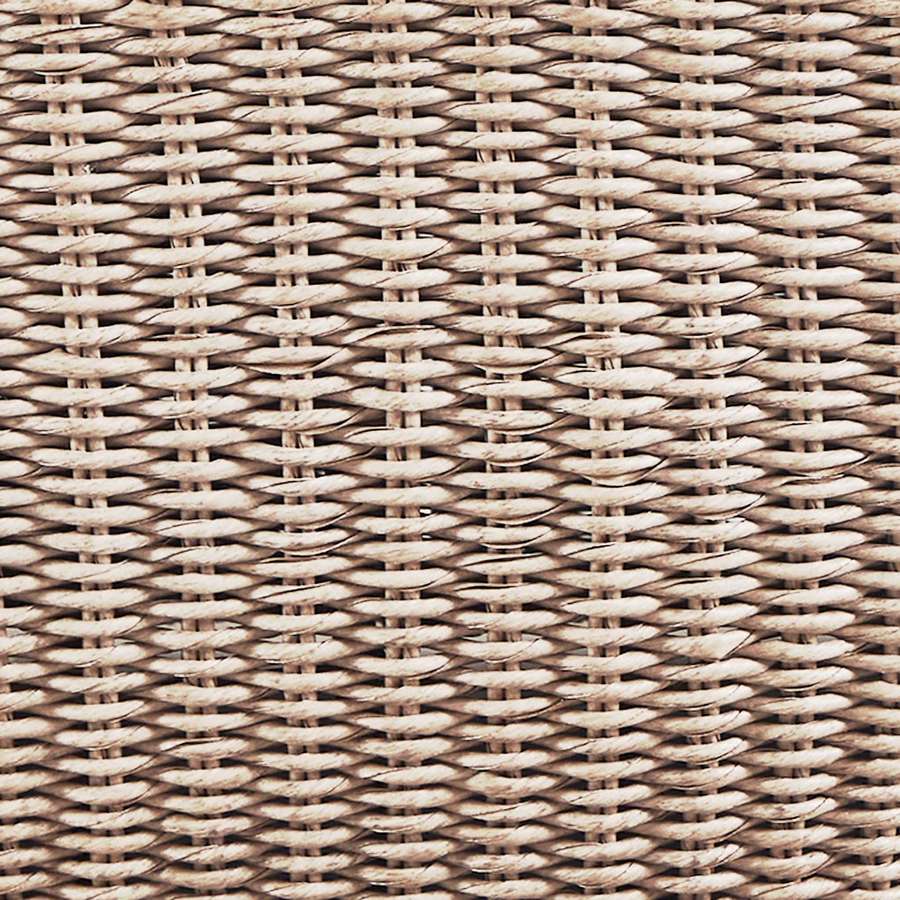 Twisted Wicker Oyster Swatch - Natural Woven Basket for Home Decor, Storage & Picnic - Perfect for Beach Outings, Farmhouse Style & Rustic Decor
