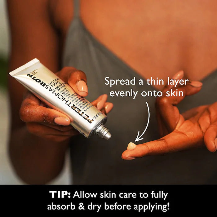 Peter Thomas Roth Instant FIRMx® No Filter Primer - Skin Tightening & Smoothing Face Primer for Flawless Makeup Application - Perfect for Daily Use, Special Occasions & Photo Shoots