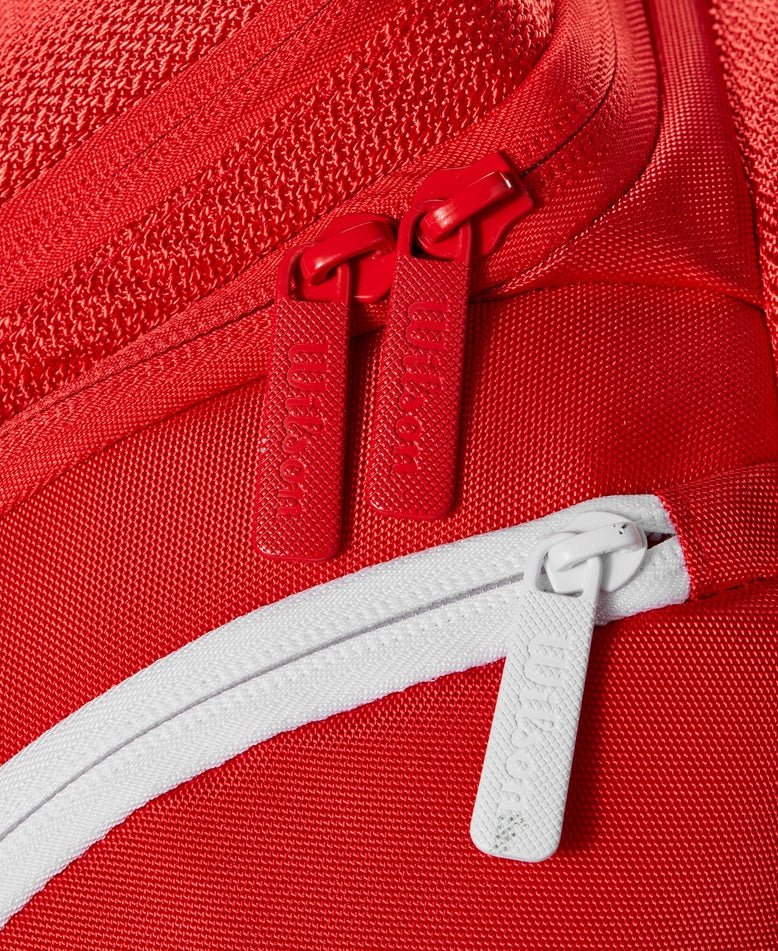 Wilson Super Tour Backpack 2025 - Premium Durable Tennis Backpack with Ventilated Shoe Compartment, Red | Perfect for Tennis Players, Gym Enthusiasts & Travel