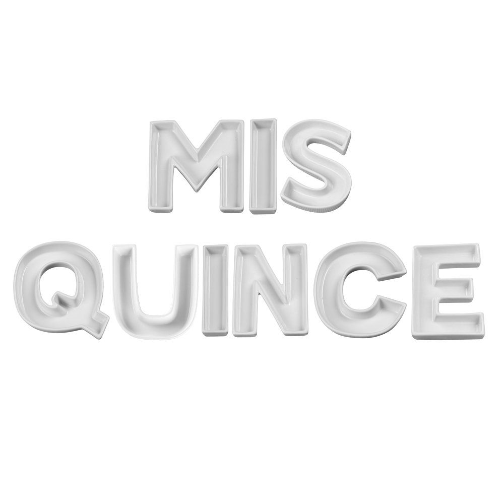 Elegant White Quinceañera Dinner Plates - Perfect for Sweet 15 Birthday Celebrations, Bridal Showers & Special Occasions