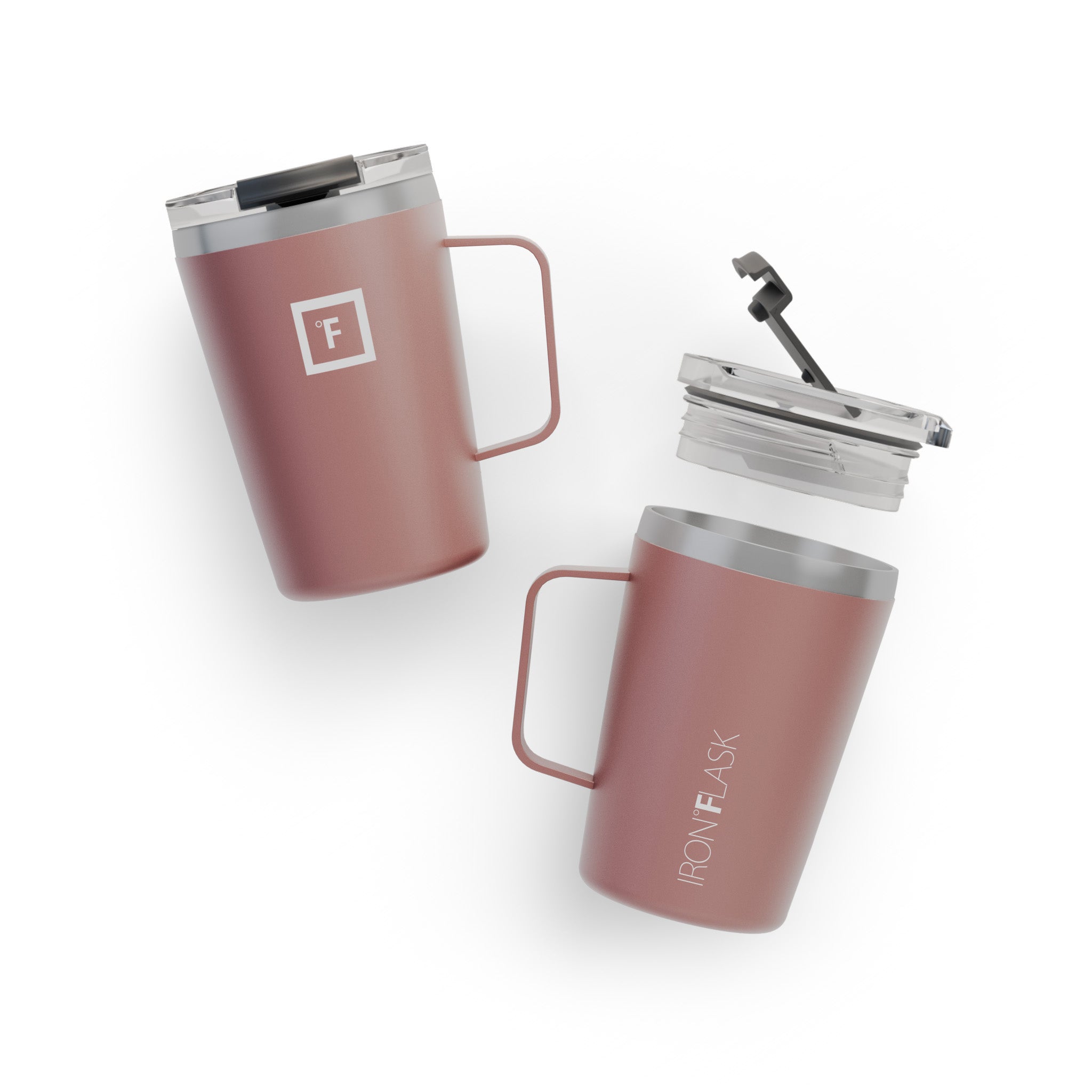 12 Oz Non-Slip Grip Coffee Mug - Insulated Travel Mug for Hot & Cold Drinks - Perfect for Office, Commute, Camping & Outdoor Activities