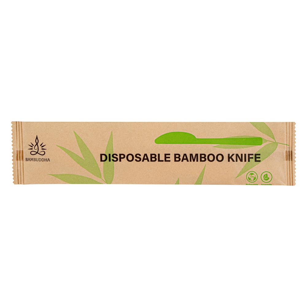 Eco-Friendly Bamboo Disposable Knives - 1000 Count Box, 7