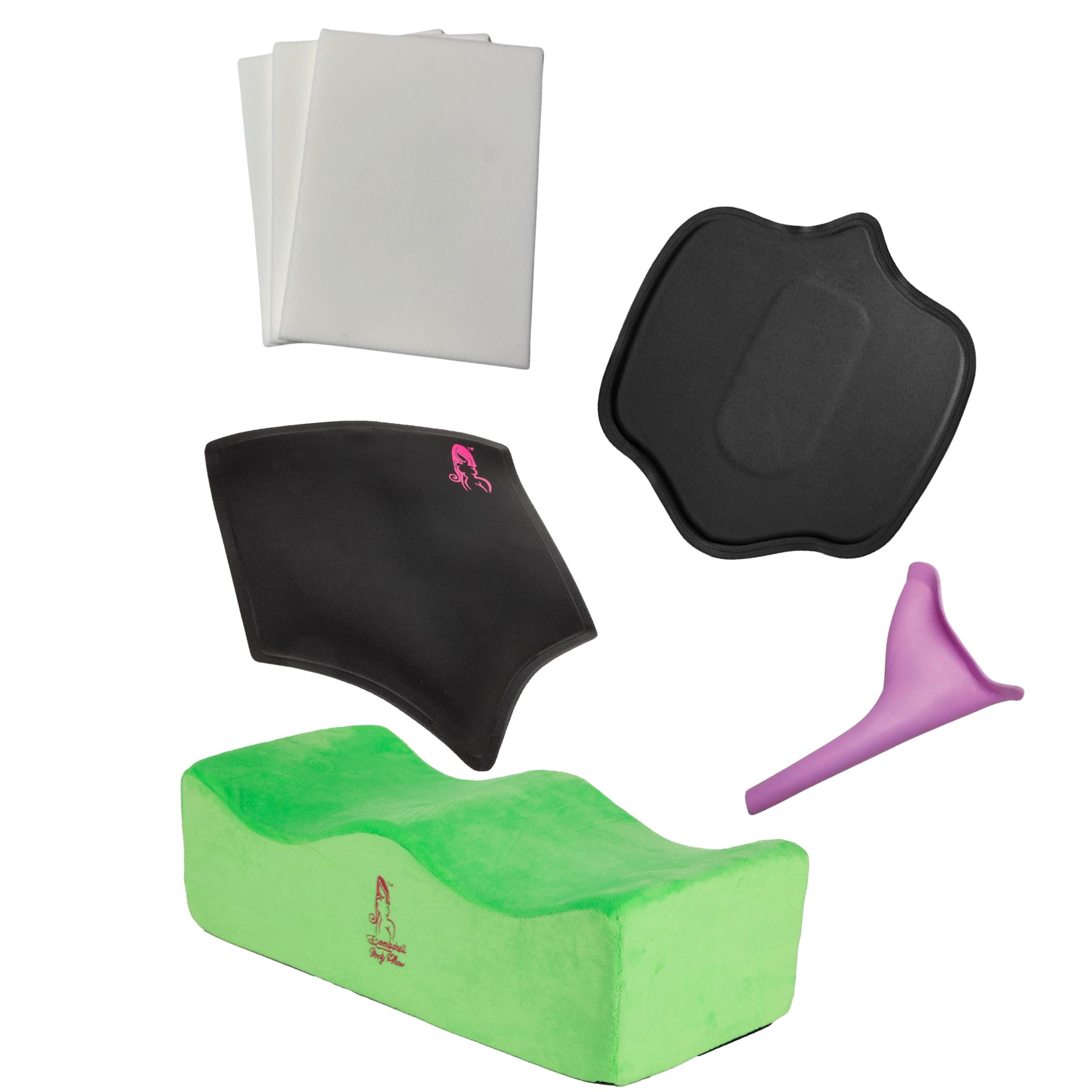 Post Surgery BBL Pillow with Lipo Foam Board - Comfortable Butt Cushion for Recovery After Liposuction & BBL Procedures - Perfect for Sitting Comfort at Home, Office, or Travel