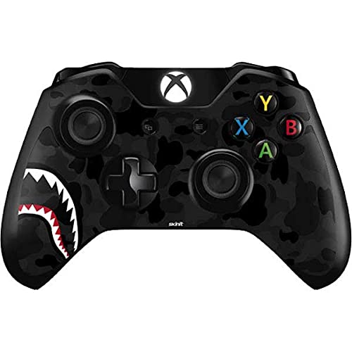 Skinit Custom Gaming Skin for Xbox One Controller - Shark Teeth Grey Street Camo Design | Durable Protective Decal for Enhanced Grip & Style | Perfect for Gamers, Collectors & Customization Enthusiasts