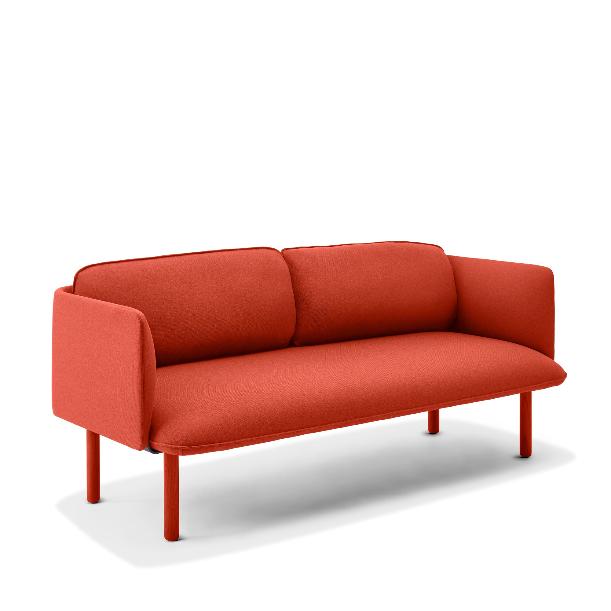 QT Low Lounge Sofa - Modern Minimalist Sectional Couch for Small Spaces - Perfect for Apartments, Living Rooms, and Cozy Home Decor