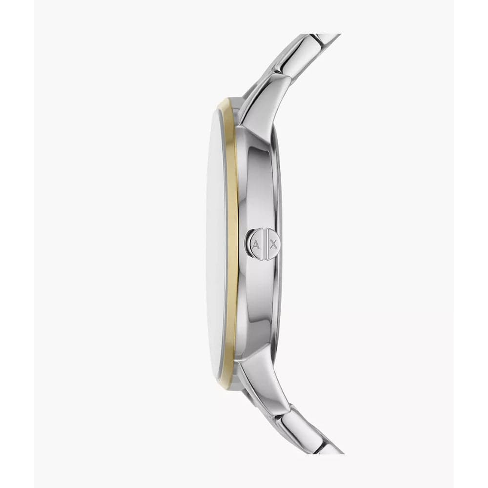 Armani Exchange AX5595 Two-Tone Stainless Steel Women's Watch - Elegant Fashion Accessory for Work & Evening Events