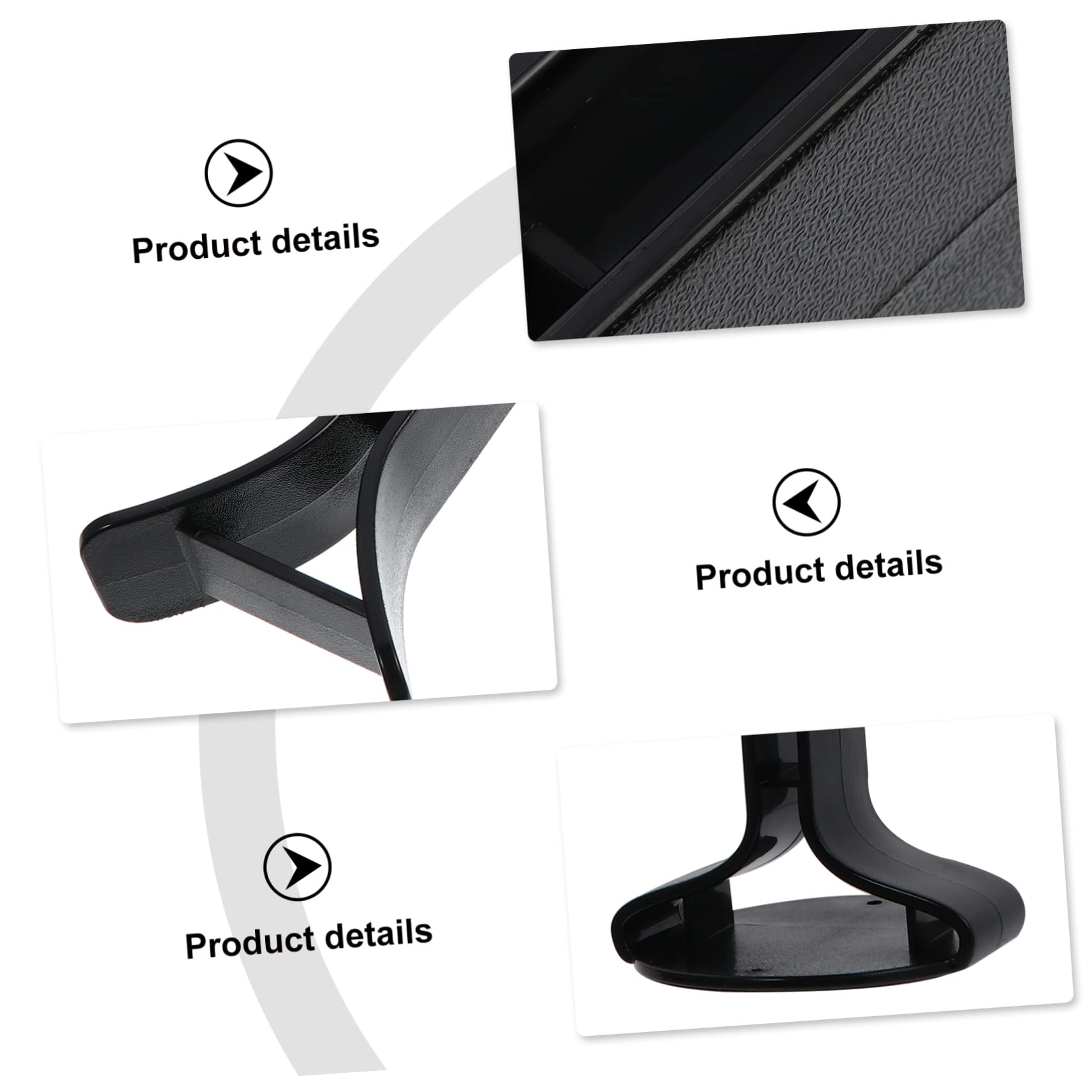 2-Pack Angoily Headphone Display Stand - Durable Headset Holder & Storage Rack for Desk Organization - Perfect for Gaming Setups, Office Desks & Home Studios