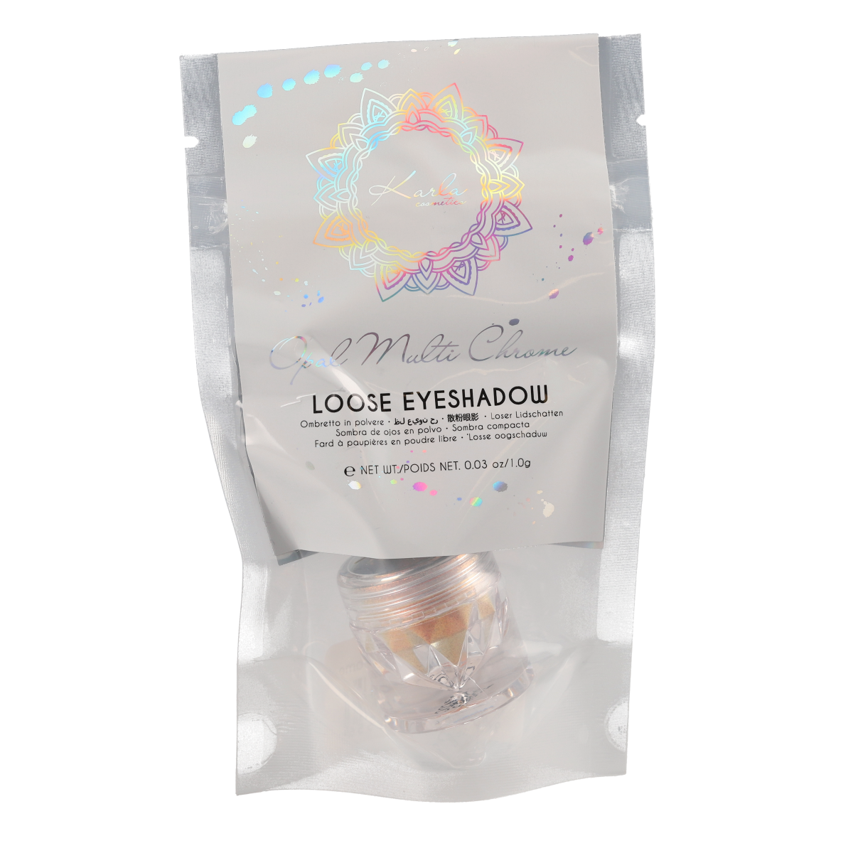 Multi Chrome Loose Eyeshadow Candlelight - Highly Pigmented Shimmer Makeup for Party, Wedding & Special Occasions
