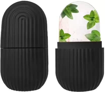 Ice Roller for Face, Eyes & Neck - Skin Brightening & Glow Enhancing Massager for Puffiness, Dark Circles & Relaxation - Perfect for Skincare Routine & Morning Depuffing