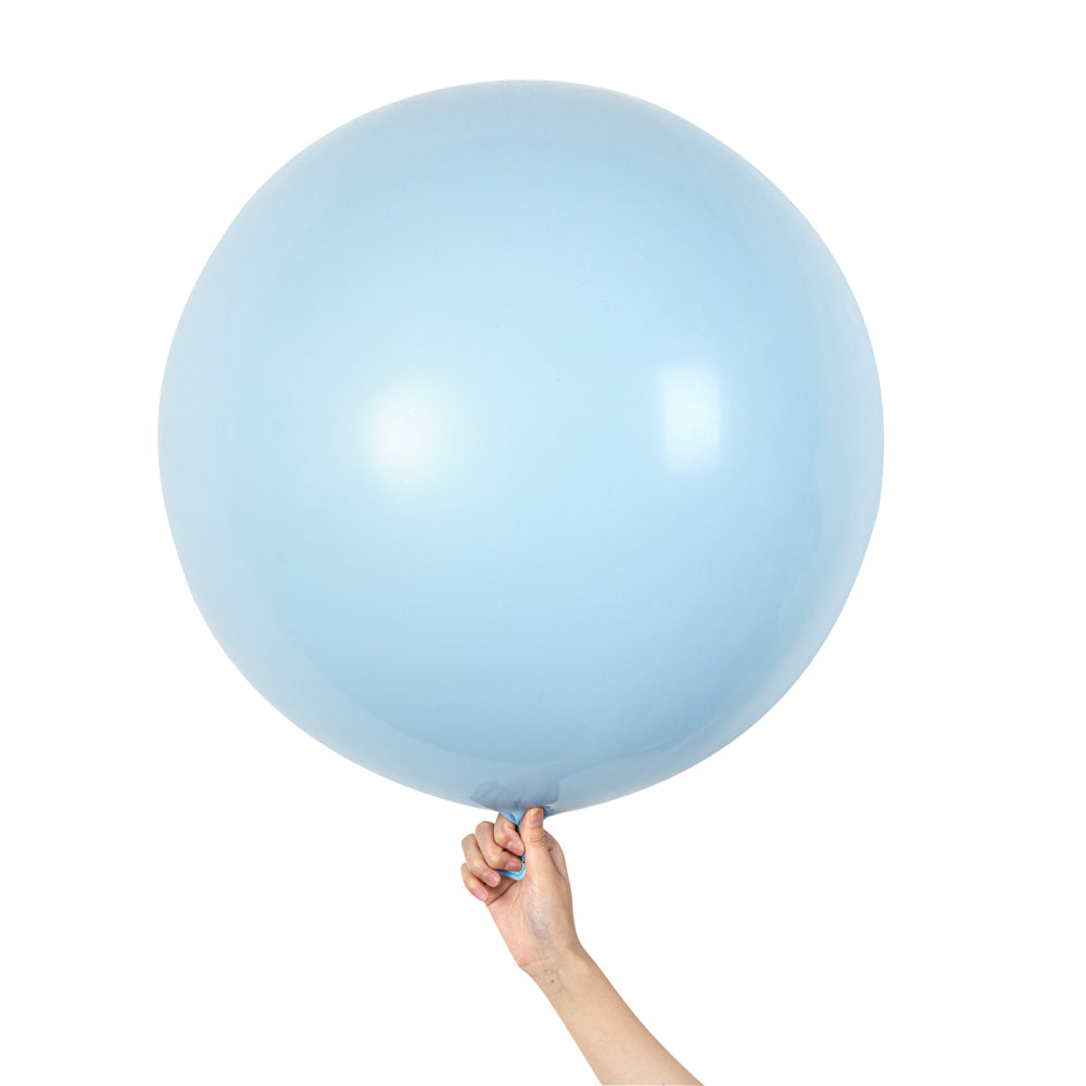 Pastel Blue Latex Balloons 36 Inch - Pack of 10 | Premium Quality Party Balloons for Birthday Decorations, Baby Showers, Weddings & Special Events