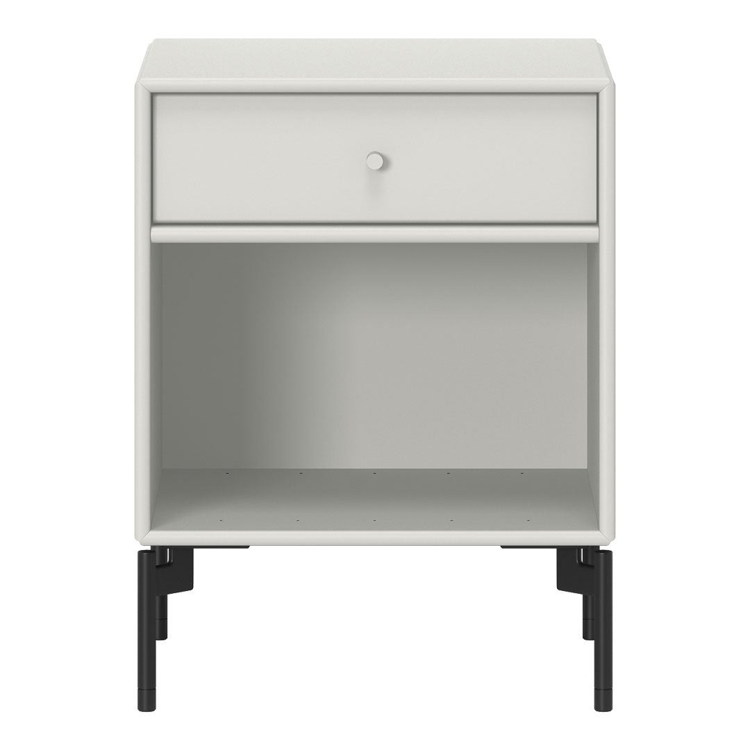 Modern Wooden Nightstand with Drawers and Legs - Stylish Bedside Table for Bedroom, Living Room, or Office - Perfect for Storage and Decor
