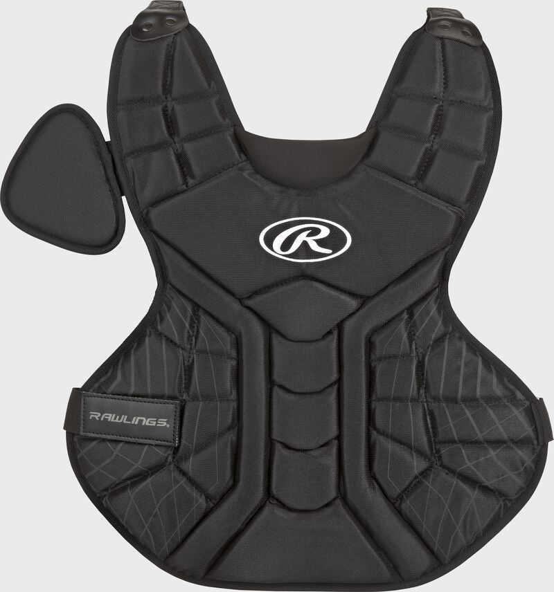 Rawlings Intermediate Catcher's Chest Protector - CPPLY Black | Youth Baseball Protective Gear for Safe Catcher Training & Games