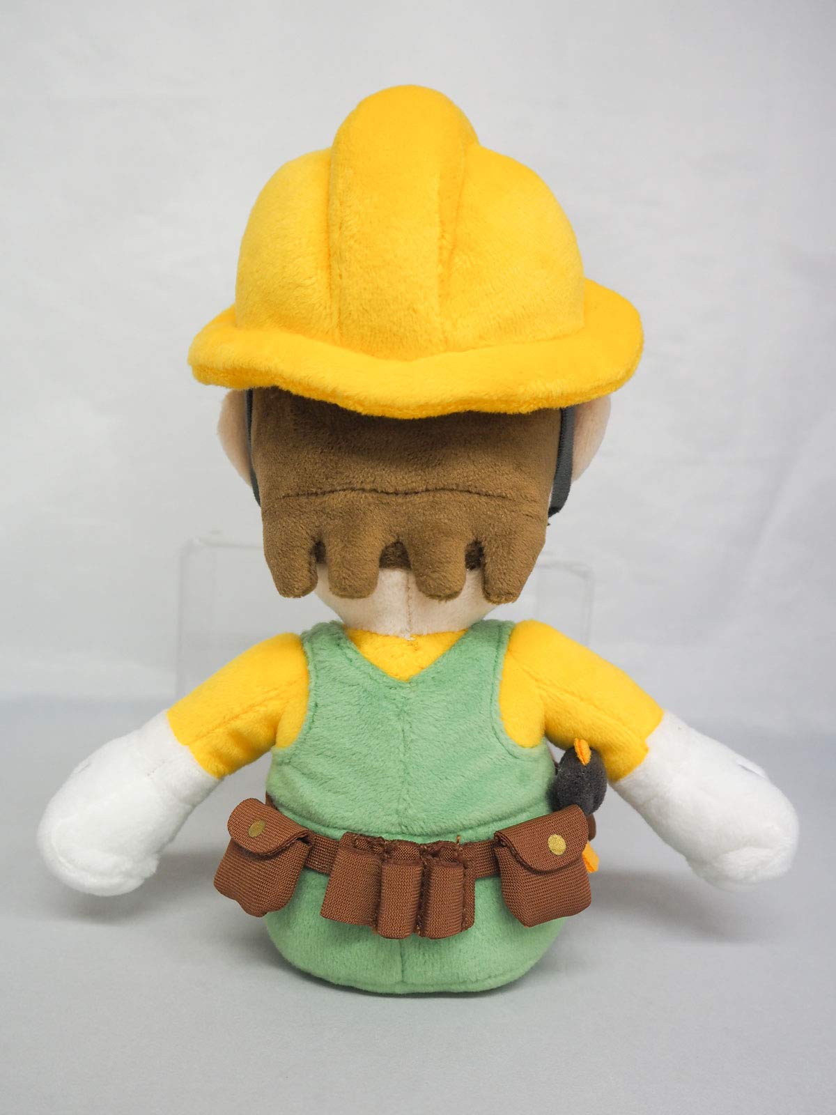 Super Mario Maker 2 SMM02 Builder Luigi Plush Stuffed Toy - 10 Inch Soft Plush Doll for Nintendo Fans | Perfect Gift for Gamers, Collectors & Mario Lovers
