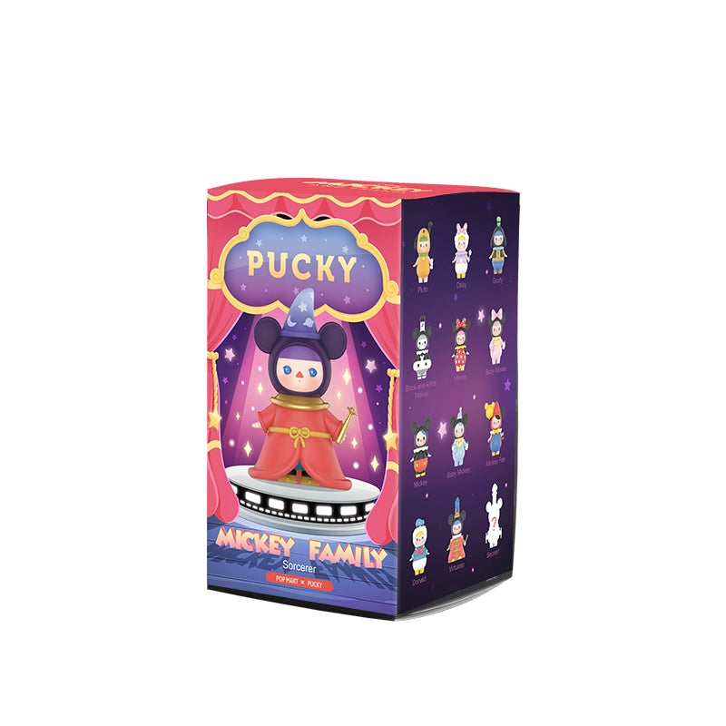 PUCKY Mickey Family Series Blind Box Collectible Toy Figures - Disney-Inspired Surprise Gifts for Kids & Adults - Perfect for Birthday Parties, Christmas Stocking Stuffers & Home Decor
