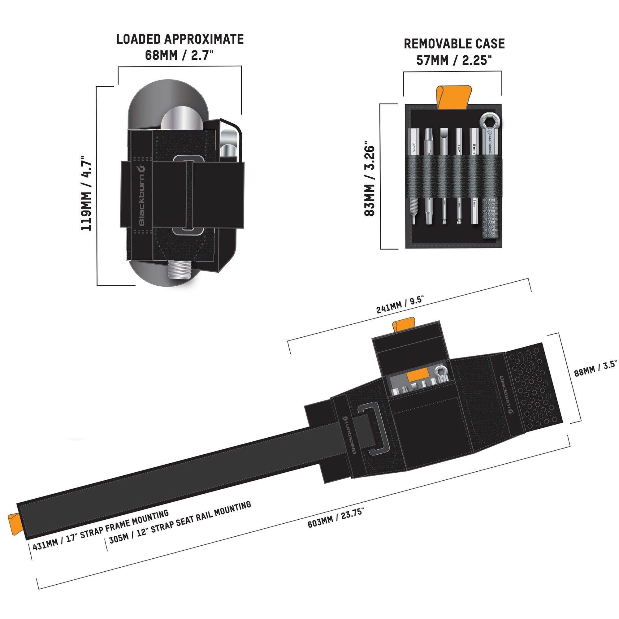 Blackburn Bike Switch Wrap - Easy-to-Install Bike Frame Protection (With or Without Tools) | Perfect for Mountain Bikes, Road Bikes & Commuter Bikes