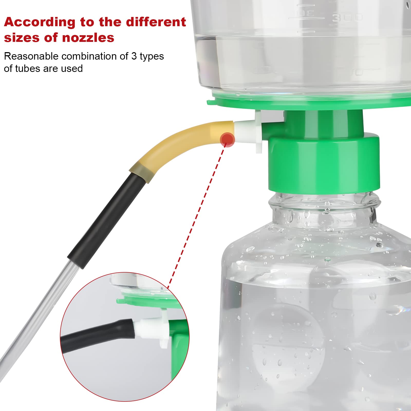 Lab Vacuum Filtration Pump Kit - High Efficiency Laboratory Distillation Apparatus for Fast Liquid Filtration | Ideal for Chemistry Experiments, Research Labs & Scientific Applications