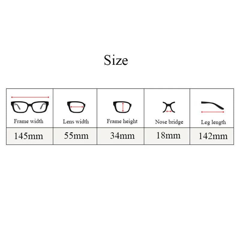Bclear Men's Semi-Rimless Square Titanium Eyeglasses 59910 - Lightweight Durable Titanium Frame for Work, Reading & Everyday Wear