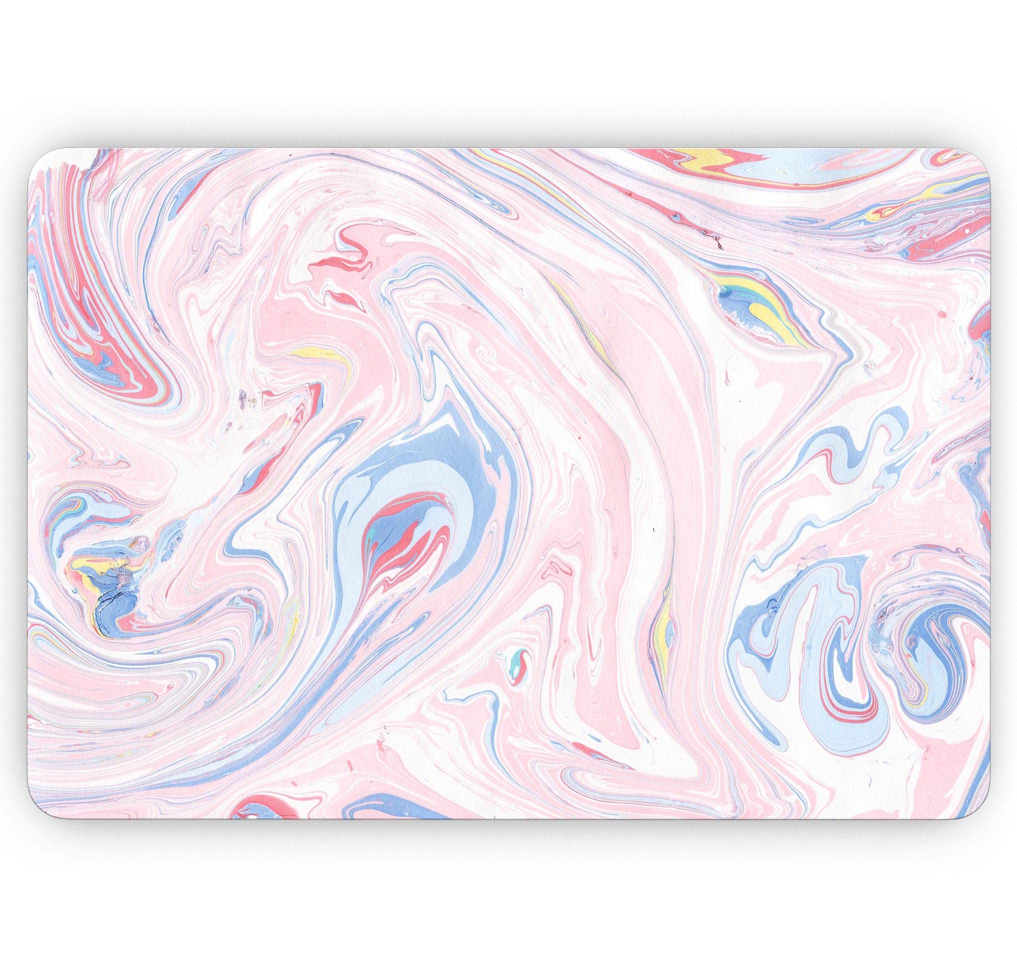 Marble Pink Blue Swirl Full-Body Protective Skin Wrap for MacBook Air 13