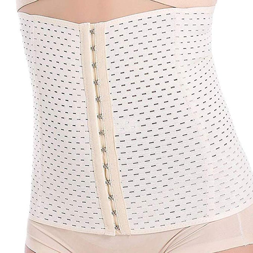 Waist Trainer Corset for Women - Breathable & Invisible Waist Shaper with Tummy Control - Perfect for Workouts, Postpartum Recovery and Body Shaping