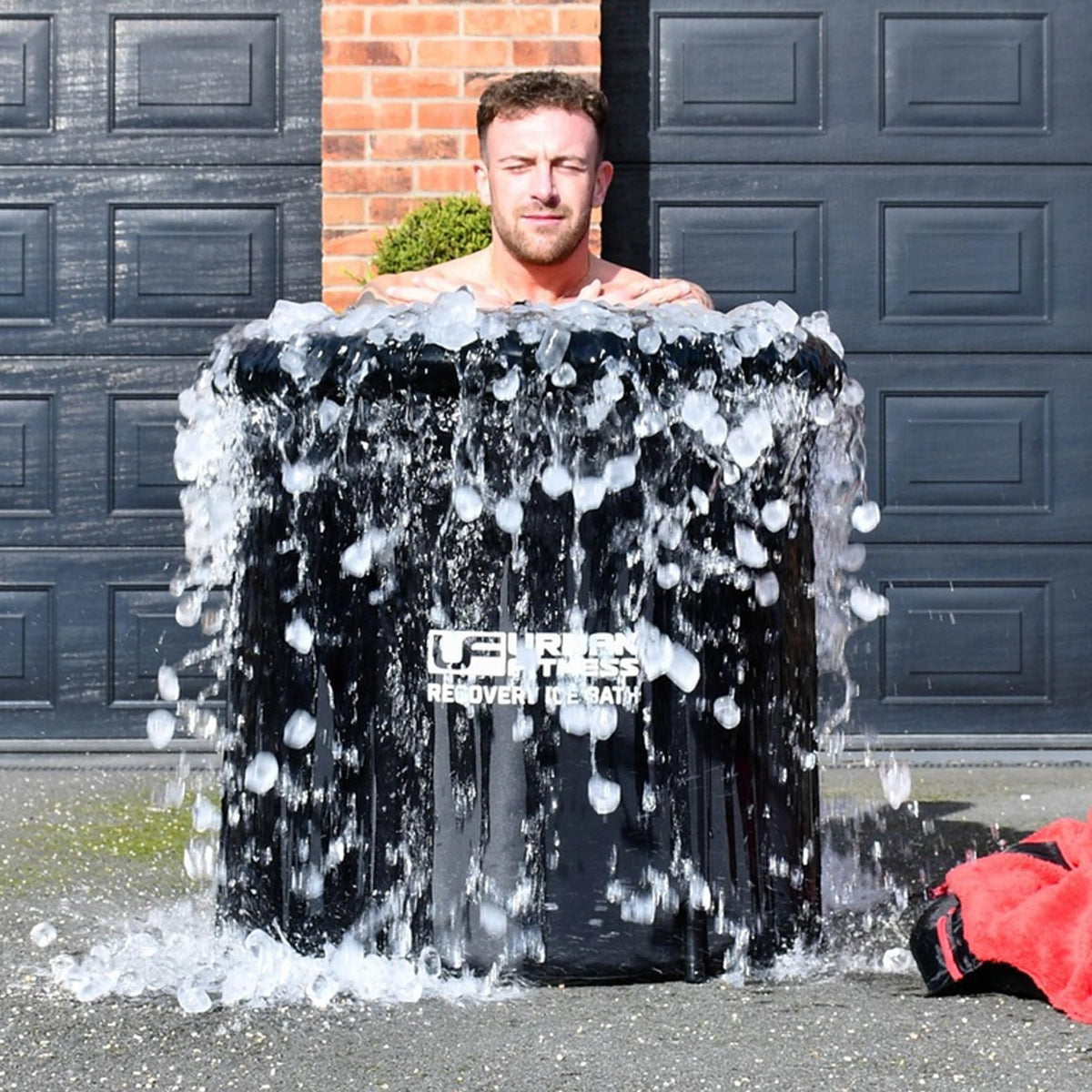 Urban Fitness Recovery Ice Bath Tub - Portable Cold Plunge for Muscle Recovery, Athletes & Post-Workout Therapy - Perfect for Home Gym, CrossFit & Sports Recovery