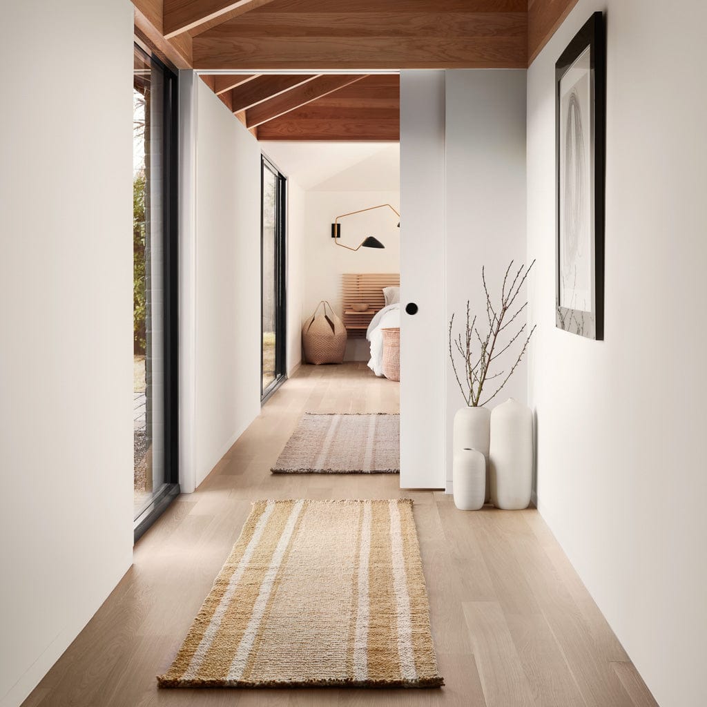 Handwoven Mendoza Runner Rug - Traditional Boho Chic Home Decor for Hallway, Bedroom & Dining Room