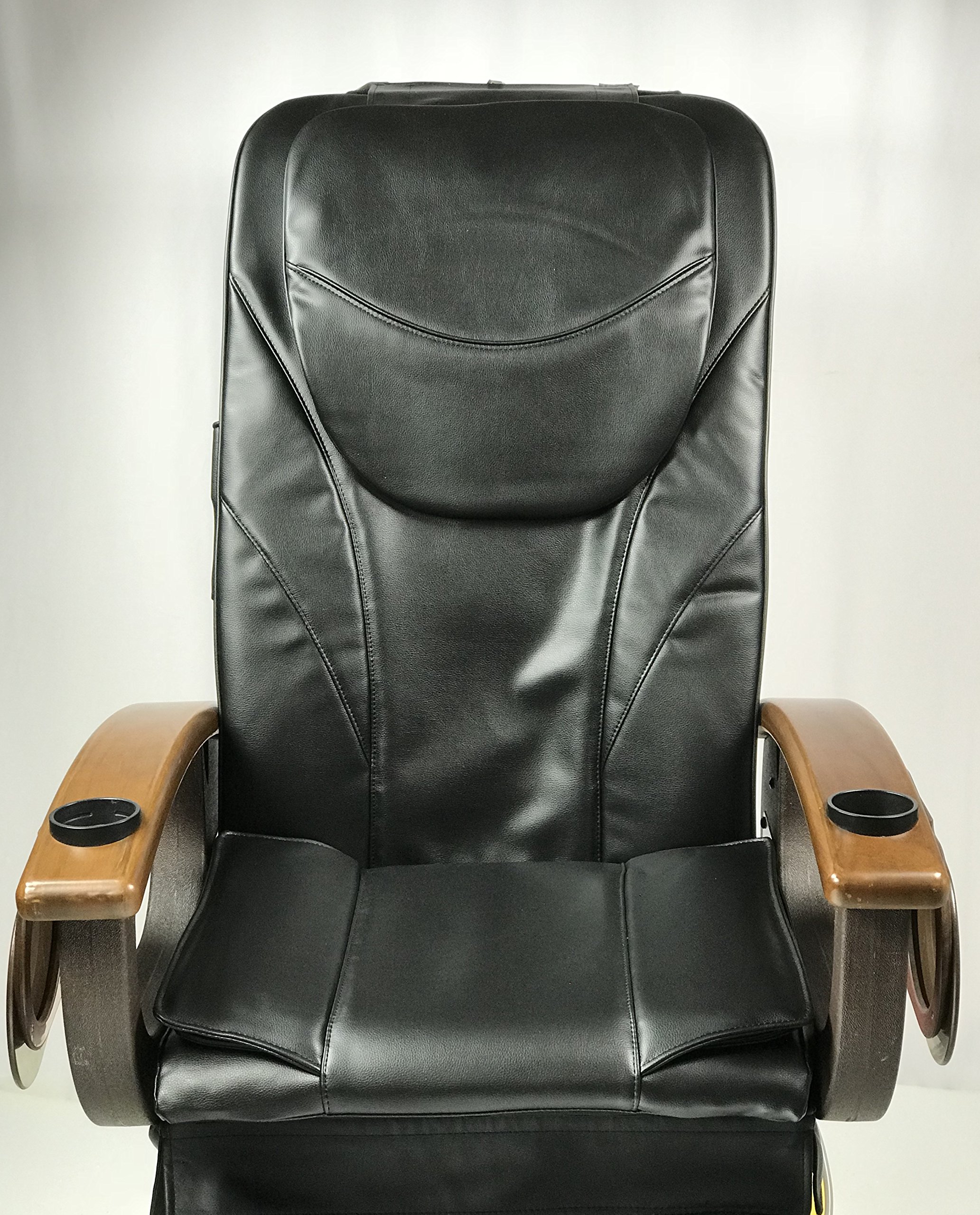 **ZKZ Pedicure Chair Massage Cushion with Air Seat Cover - Salon & Spa Comfort for Relaxation (Black) - Perfect for Nail Salons, Spas & Home Use**