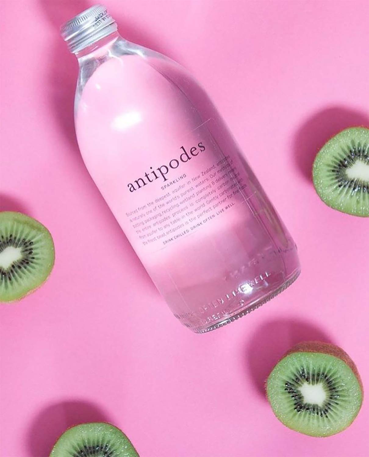 Antipodes Still Mineral Water - 33.8 oz (1 Liter) Glass Bottles (6-Pack) | Premium Alkaline Water for Hydration, Wellness & Gourmet Dining