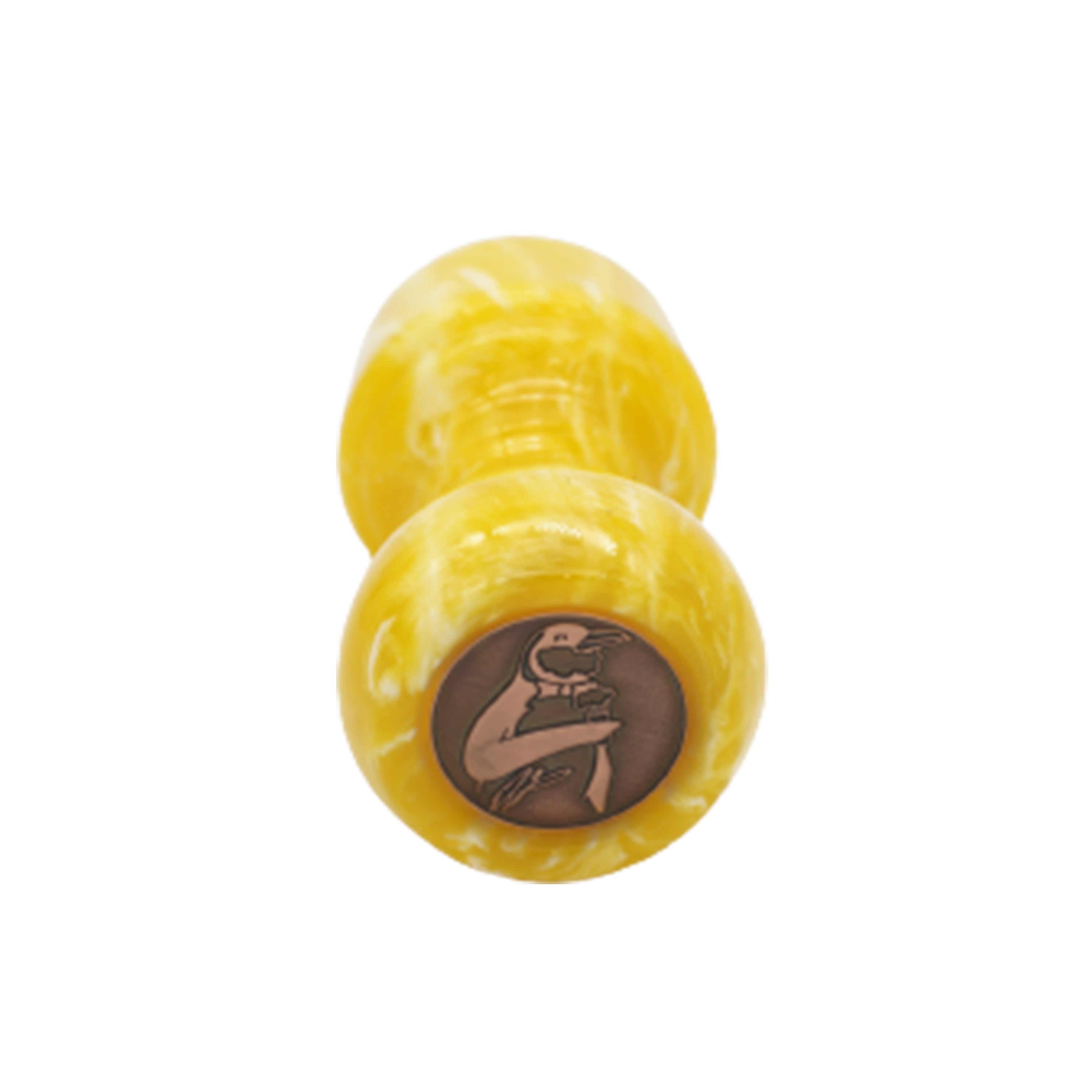 Premium Handcrafted Lemon Drop Shaving Brush Handle - Fits 24mm & 26mm Knots - Perfect for Wet Shaving & Grooming Gifts