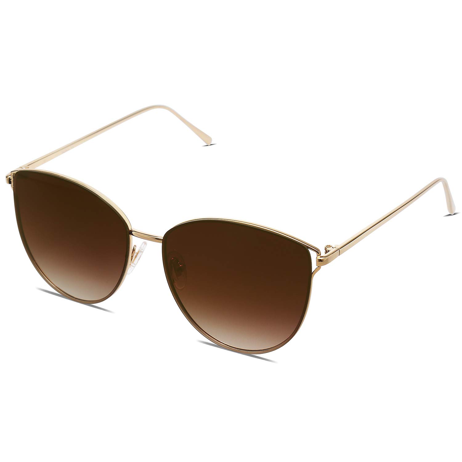 SOJOS SJ1085 Mirrored Flat Lens Fashion Sunglasses for Women - UV Protection, Trendy & Lightweight for Driving, Beach & Outdoor Activities