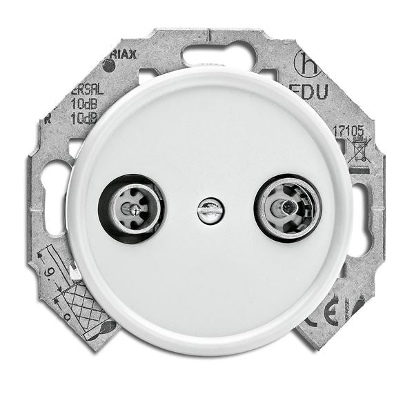 Duroplast TV/Radio Antenna Connector - High-Quality Signal Booster for Clear Reception at Home, Office, or RV