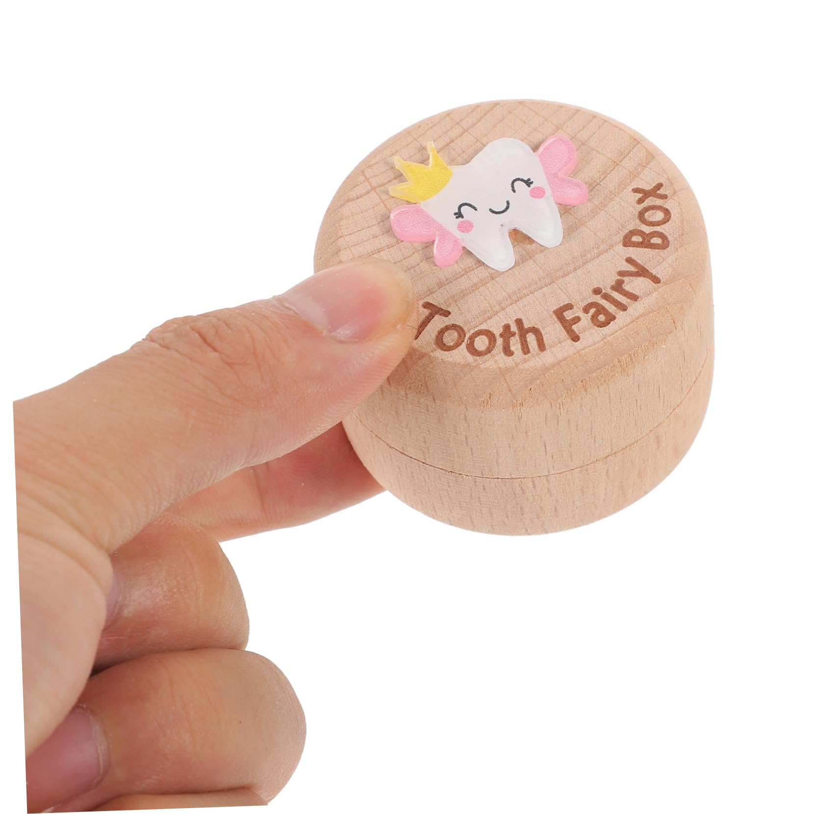 Wooden Tooth Keepsake Box - First Tooth Holder & Organizer for Baby Teeth - Perfect for Baby Showers, First Tooth Gifts, and Memory Preservation