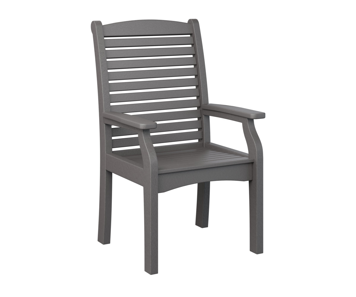 Berlin Gardens Classic Terrace Dining Chair - Weather-Resistant Outdoor Patio Furniture for Garden, Deck, and Poolside Use