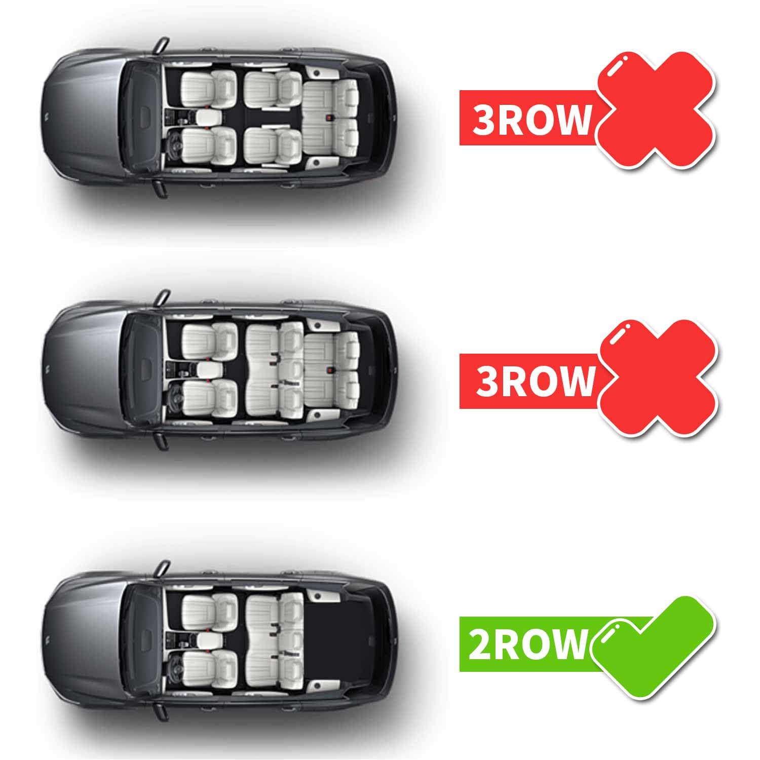 Black Cargo Cover for 2022-2025 Jeep Grand Cherokee 4XE (2 Row) - Waterproof Rear Trunk Shade & Luggage Security Protector - Perfect for Road Trips, Camping, and Outdoor Adventures