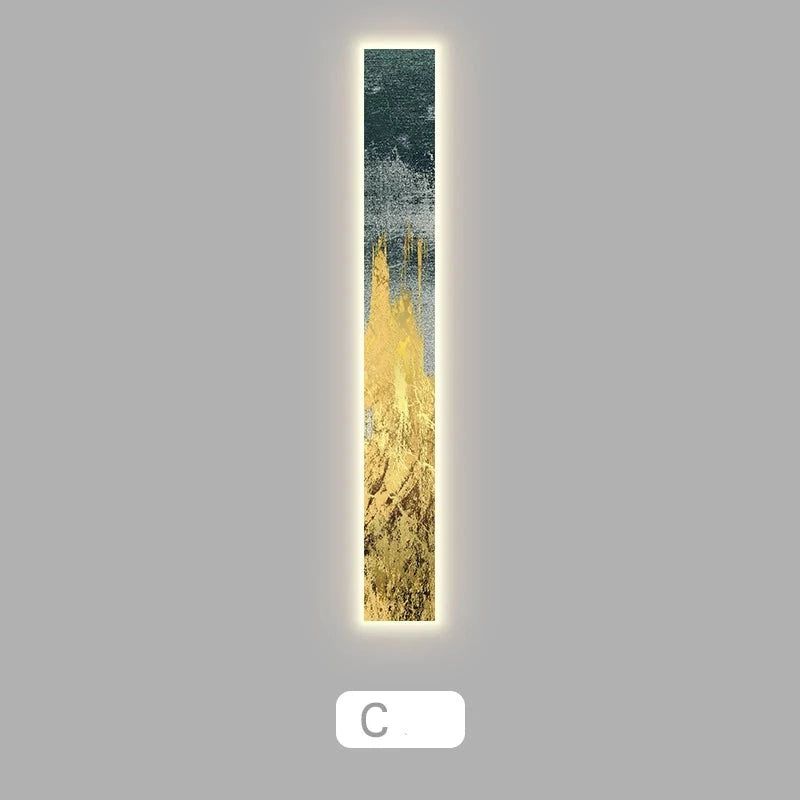 Abstract LED Panel Wall Lamp - Modern Indoor Lighting Fixture for Living Room, Bedroom & Office Decor