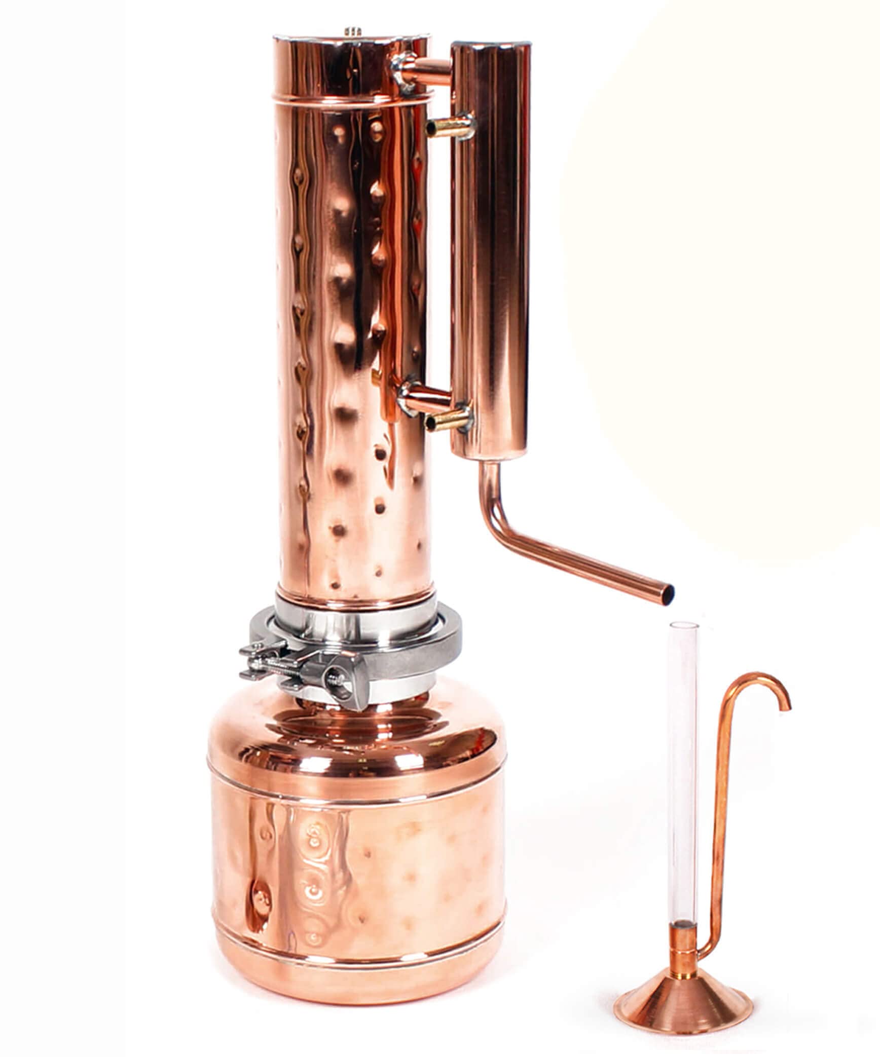 2L Essential Oil Distiller Kit - Professional Steam Distillation Equipment for Extracting Oils from Herbs, Plants & Flowers - Perfect for DIY Aromatherapy, Home Spa, and Natural Skincare