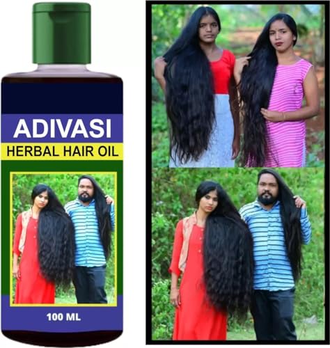 Original Adivasi Neelambari Herbal Hair Oil for Hair Growth & Fall Control - 100ml | Ayurvedic Treatment for Thicker, Stronger Hair | Perfect for Daily Scalp Massage & Hair Care Routine