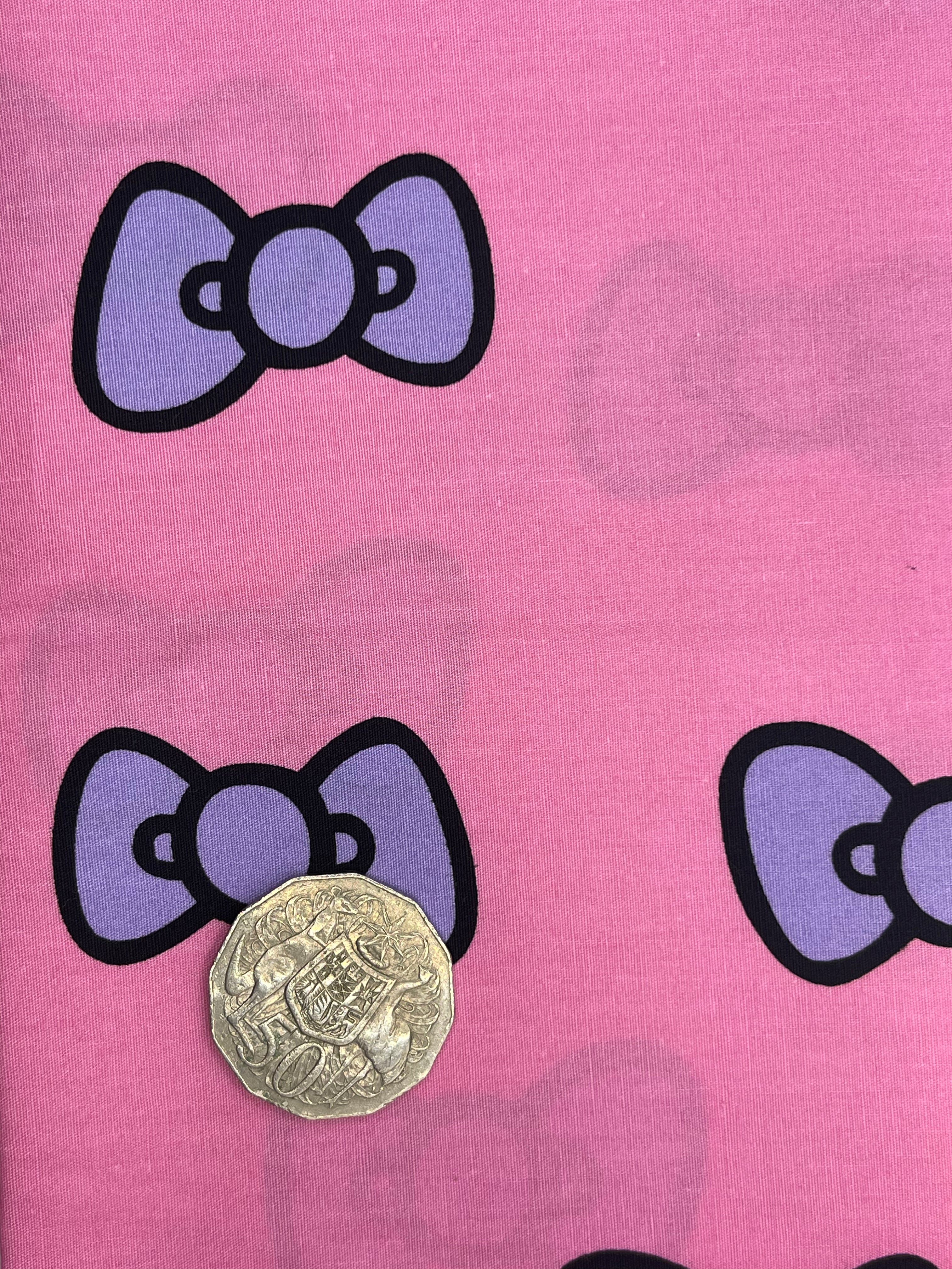 Elegant Purple Bows on Pink Ribbon - Perfect for Gift Wrapping, Party Decorations & Hair Accessories | Premium Quality & Vibrant Colors